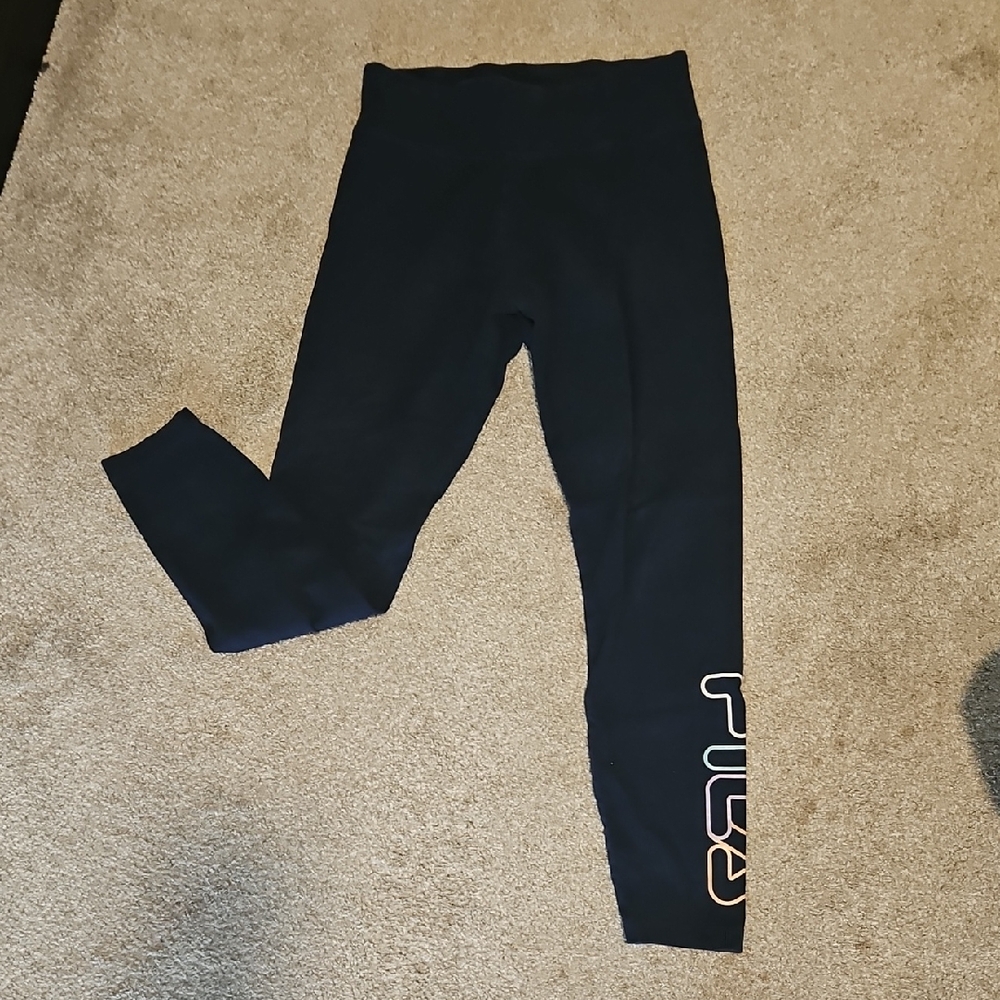 Fila Womens Dark Blue Leggings